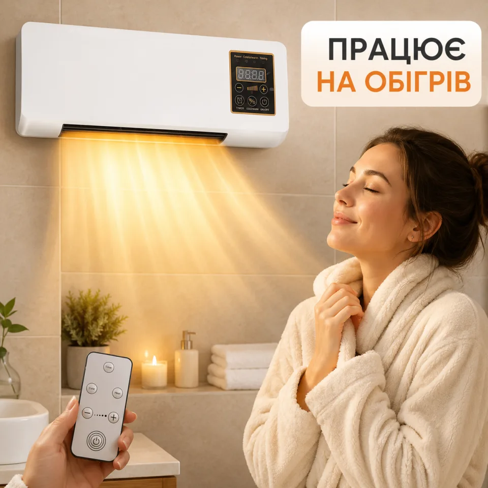 Працює на обігрів